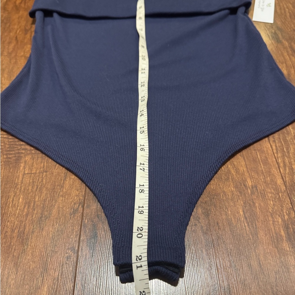 NWT Strapless Navy Blue Bodysuit | Large - Picture 6 of 8